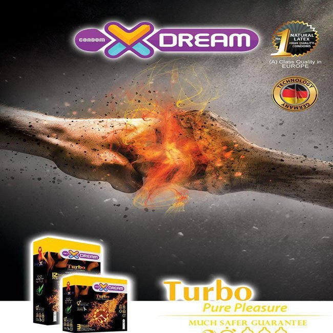 خرید کاندوم توربو ایکس دریم - Xdrem Turbo condom -فروشگاه تیبوکا