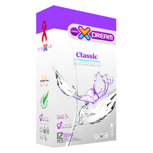 کاندوم کلاسیک ایکس دریم مدل Classic ساده و ایمن