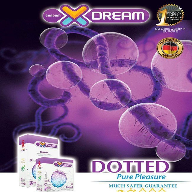 خرید کاندوم خاردار ایکس دریم - Xdream Dotted Condom - تیبوکا