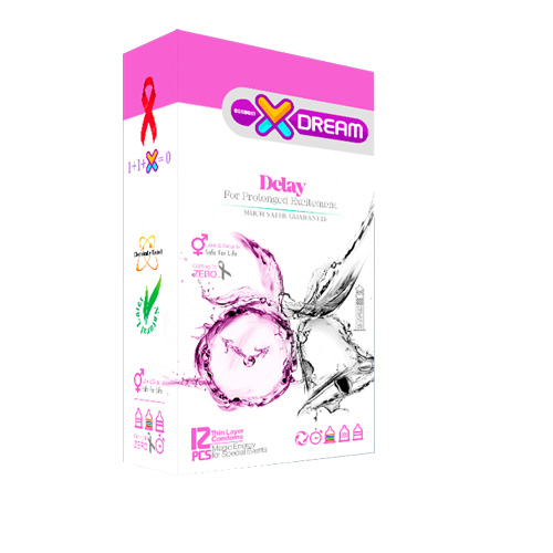 کاندوم تاخیری ایکس دریم تعداد 12عددی