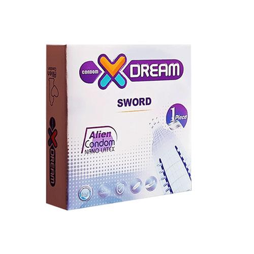 کاندوم فضایی شمشیری ایکس دریم مدل Sword خاردرشت تا یک سانتی متری